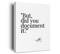 Risorse Umane Ufficio Decor Canvas Wall Art HR Manager Director Gift