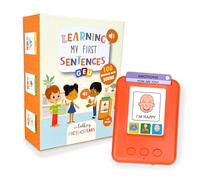 Risorse vocali e linguistiche | Schede flash parlanti per bambini | Discorso tascabile | Giocattoli per la terapia del linguaggio | Imparare le mie prime frasi - Editorial GEU (Italiano)