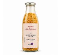 RISOTTO allo ZAFFERANO Pronto 400gr - RISO CARNAROLI alla MILANESE in BOTTIGLIA