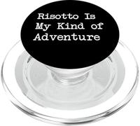 Risotto è il mio tipo di avventura Risotto divertente minimalista PopSockets PopGrip per MagSafe