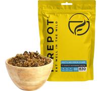 Risotto Firepot con funghi porcini, cibo liofilizzato, XL Onesize Firepot