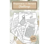 Risparmia Il Denaro Challenge: Agenda del risparmio di denaro |Sfide a 4 pagine da 100€, 200€, 300€, 500€ a 1000€ e fino a 25000€ | Un modo facile e ... per risparmiare denaro | Versione Tascabile