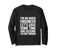 Risparmiamo un po' di tempo e supponiamo che non mi sbagli, ingegnere audio Maglia a Manica