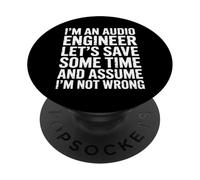 Risparmiamo un po' di tempo e supponiamo che non mi sbagli, ingegnere audio PopSockets PopGrip Adesivo