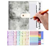 Risparmiatore di Soldi Organizer | Quaderno Budget A6 con Bustine Porta Contanti | Organizzatore Budget con Bustine e Carte per Adulti Bambini Casa Scuola Viaggi