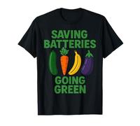 Risparmio di batterie Going Green Divertente Inappropriato Umorismo Donne Maglietta