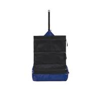 Risparmio di spazio Pieghevole Sacchetto di Lavaggio Per Attrezzature Da Viaggio Organizzatori Tessuto Impermeabile Borse Separate Casa Uso Essenziale Cerchio Pieghevole Organizzatori, blu navy