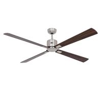 Risparmio Energetico Soffitto Ventilatore Cromo Opaco Eco Neo III Noce Ciliegia