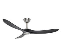 Risparmio Energetico Ventilatore con Telecomando 152 CM Eco Genuino Cromo Nero [EEK: Inaditato]