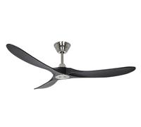 Risparmio Energetico Ventilatore con Telecomando 152 CM Eco Genuino Cromo Nero [EEK: Non valutato]