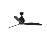 Risparmio Energetico Ventilatore con Telecomando Mini Eterfan Nero Opaco 128 CM