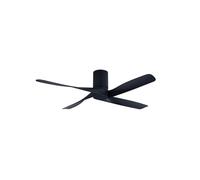 Risparmio Energetico Ventilatore con Telecomando Riviera Nero Ventola Senza Luce