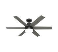 Risparmio Energetico Ventilatore da Soffitto con Telecomando Arete Nero Dc Luce [EEK: Inaditato]