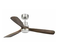 Faro LANTAU L LED Ventilatore nichel opaco DC - bianco acciaio 33518DC