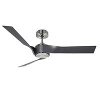 Risparmio Energetico Ventilatore Telecomando Eco Revolution Opaco Cromo Grigio