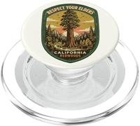 Rispetta i tuoi anziani California Redwoods Nature Arbor Day PopSockets PopGrip per MagSafe