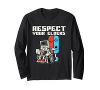 Rispetta i Tuoi Anziani - Videogiochi per Giocatori Amanti del Gioco Maglia a Manica