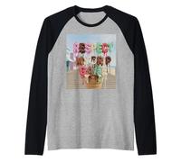 Rispetta Il Mio Gioco a Goccia su Un Cono Gelato Maglia con Maniche Raglan