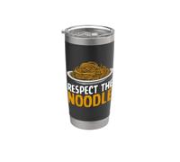 Rispetta il Noodle Pasta Party Bicchiere termico in acciaio inox doppia parete