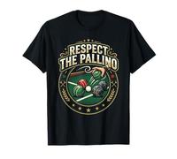 Rispetta Il Pallino Bocce Giocatore Italiano Palla Gioco Bocce Maglietta