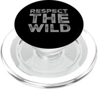 Rispetta il selvaggio I Love Our Planet - Dichiarazione Eco Warrior PopSockets PopGrip per MagSafe