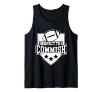 Rispetta la Commish - Fantasy Football, American USA Sports Canotta