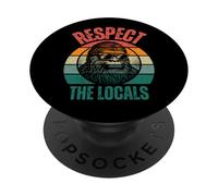 Rispetta la gente del posto California Bigoot American National Parks PopSockets PopGrip Adesivo