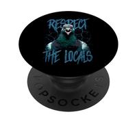 Rispetta la gente del posto divertente uccello piccione PopSockets PopGrip Adesivo