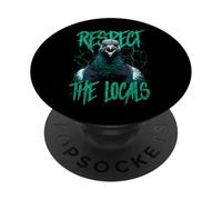 Rispetta la gente del posto divertente uccello piccione PopSockets PopGrip Adesivo