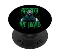 Rispetta la gente del posto divertente uccello piccione PopSockets PopGrip Adesivo