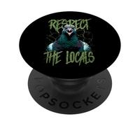 Rispetta la gente del posto divertente uccello piccione PopSockets PopGrip Adesivo
