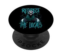 Rispetta la gente del posto divertente uccello piccione PopSockets PopGrip Adesivo