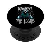 Rispetta la gente del posto divertente uccello piccione PopSockets PopGrip Adesivo
