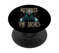 Rispetta la gente del posto divertente uccello piccione PopSockets PopGrip Adesivo