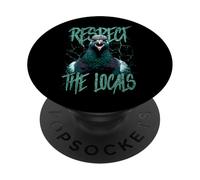 Rispetta la gente del posto divertente uccello piccione PopSockets PopGrip Adesivo