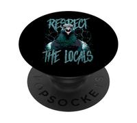 Rispetta la gente del posto divertente uccello piccione PopSockets PopGrip Adesivo