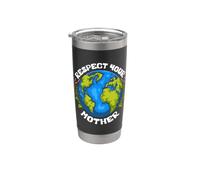 Rispetta la Madre Terra Festeggia la Giornata della Terra Bicchiere termico in acciaio inox doppia parete