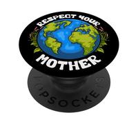 Rispetta la Madre Terra Festeggia la Giornata della Terra PopSockets PopGrip Adesivo
