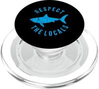 Rispetta la vita di biologia dei diritti degli animali dell'oceano dello squalo PopSockets PopGrip per MagSafe