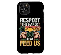 Rispetta le mani che ci nutrono Orgoglio agricolo Campi Agri Custodia per iPhone 11 Pro