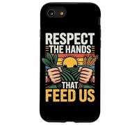 Rispetta le mani che ci nutrono Orgoglio agricolo Campi Agri Custodia per iPhone SE (2020) / 7/8