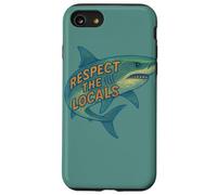 Rispetta le opere d'arte dell'oceano degli amanti dello squalo della gente del posto Custodia per iPhone SE (2020) / 7/8