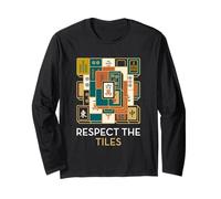 Rispetta Le Piastrelle Mahjong Player Tile Set Maglia a Manica