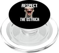 Rispetta lo struzzo Divertente Zookeeper Safari Meme Amante PopSockets PopGrip per MagSafe