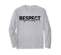 Rispetta Te Stesso. La Tipografia Che dà Potere Maglia a Manica