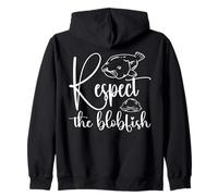 Rispettare il Blobfish Amante del Blobfish Felpa con Cappuccio