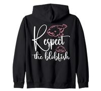 Rispettare il Blobfish Amante del Blobfish Felpa con Cappuccio