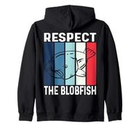 Rispettare il Blobfish Amante del Blobfish Felpa con Cappuccio