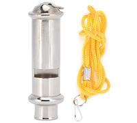 Rispicefinem Whistle ad ultrasuoni in acciaio inossidabile per i piccioni addestrando un suono fortoso design portatile con cordino non tossico per gli uccelli strumenti di