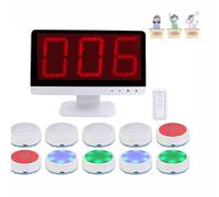 Risposta Al Gioco Del Quiz, Cicalino Per Gioco Del Quiz Senza Fili Con Telecomando,1monitor + 10cicalini,3modalità Risposta E 4spie Luminose Colorate,risposta Rapida,per Quiz Show,quiz Per Feste